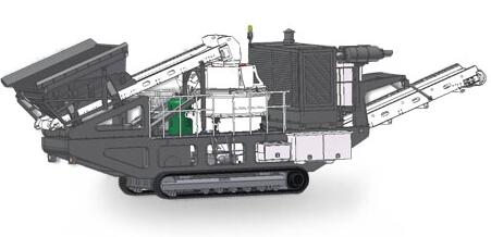 履帶式移動制砂機